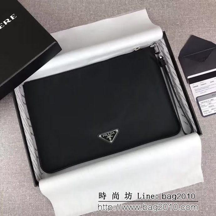 PRADA普拉達 專櫃同步 最新款式 限量版 漫畫印象系列 男士手包 2NH006 DD1247